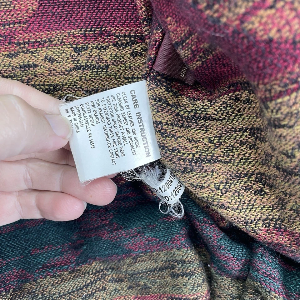 Vintage the Territory Ahead jacket men Large Leather bomber southwesten suede - Image 3 of 4