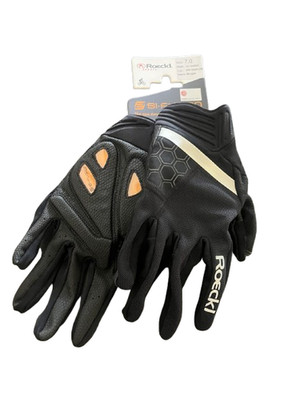 Roeckl Morgex Langfinger Fahrradhandschuhe Gr. 7 Schwarz 10-104856