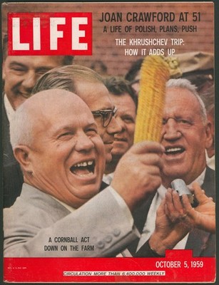 Life Magazine October 5 1959 Joan Crawford ~Khrushchev ~X-15~ Las Vegas~1950s
