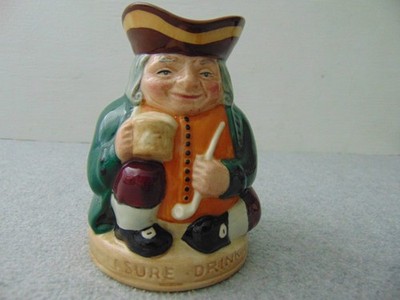VINTAGE ROYAL DOULTON TOBY MUG / CREAMER HONEST MEASURE 4''