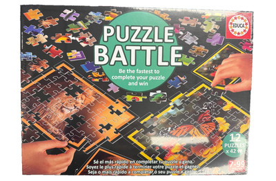 Educa Puzzle Battle 12x42 Piece Puzzle Game Family Challenge ''NATURE''  (20119)