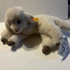 Loved Vintage Steiff Flocky Lamm Lamb 103131 With Tags