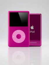 All Pink iPod Classic 7th Gen 5000mah Battery...