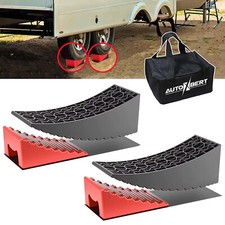 13.5Ton Camper Leveler RV Truck Leveling Blocks Ramps Wheel Chock Parking Block.