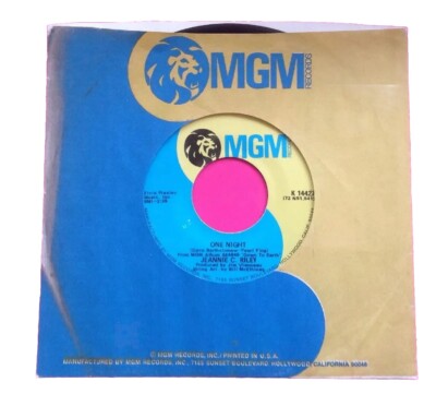 E972, One Night, Jeannie C Riley, 7'' 45rpm Single, Excellent Condition