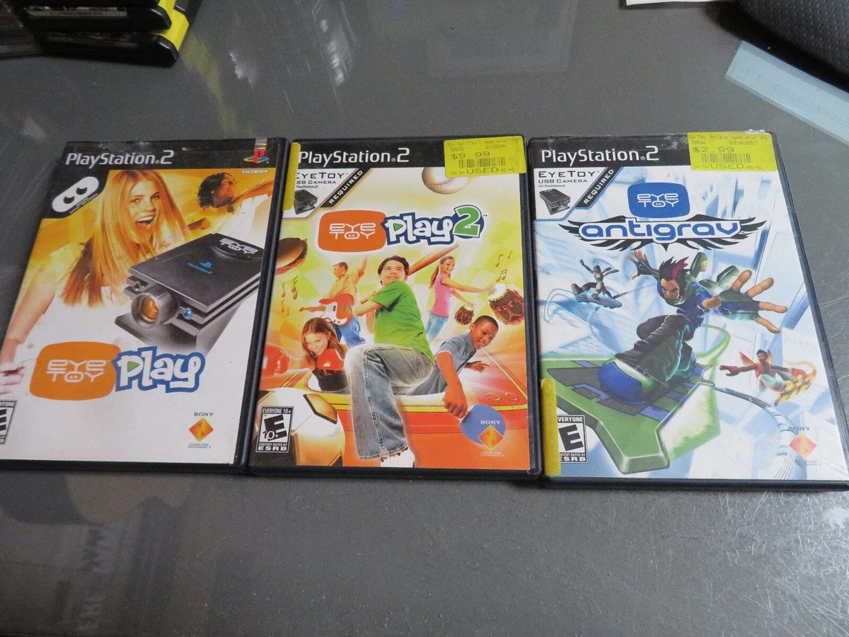 EyeToy Play 1 2 AntiGrav Sony PlayStation 2 PS2 Complete 3