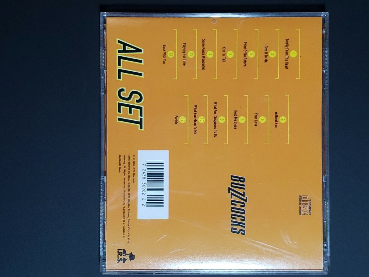 Buzzcocks All Set CD 1996 I.R.S. Records 36962 724383696222| eBay