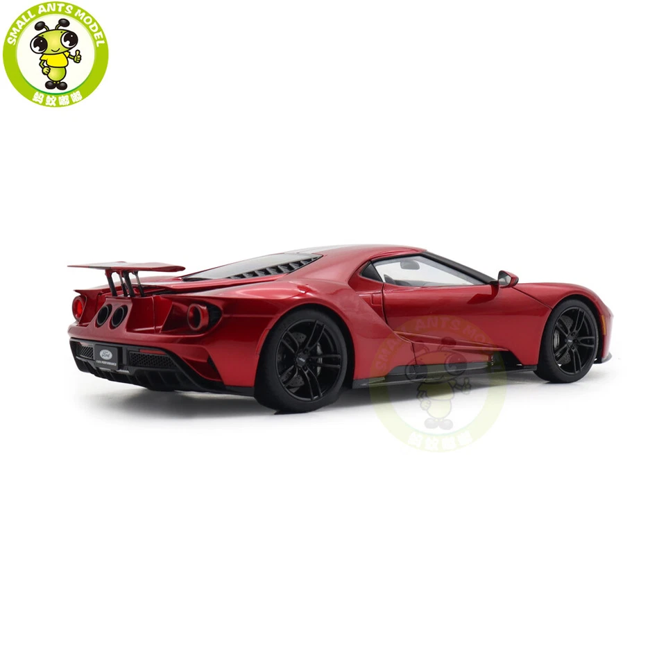 Coche modelo Ford GT 2017 1/18 Autoart 72943 rojo líquido/plateado rayas Foto 4 de 4