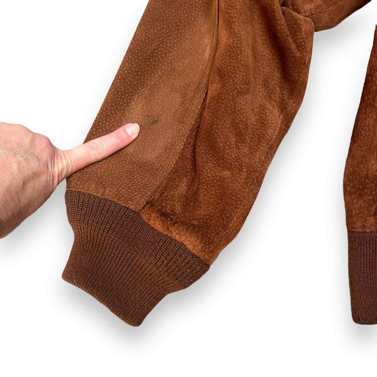 Hill Archer Jacket Mens 44 Brown Suede Leather Bomber Hill Archer Jacket Mens 44 Brown Suede Leather Bomber