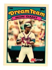 1989 Topps Kmart Dream Team #2 Ron Gant Atlanta Braves