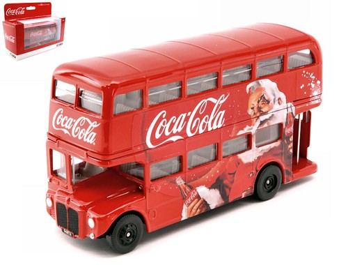 Corgi LONDON BUS CHRISTMAS COCA COLA mm 120