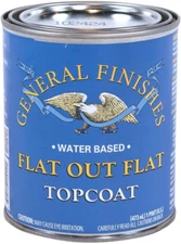 Flat Out Flat Topcoat, Pint