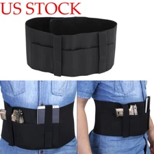 Tactical Belly Band Holster Concealed Hidden Carry Hand Gun Draw Waist Belt US