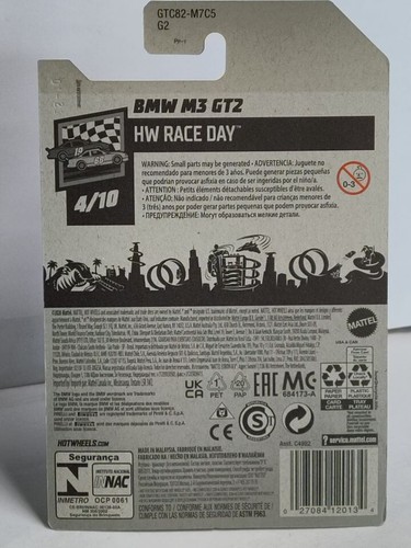 Hot Wheels #057 ML Race Day Series #4 BMW M3 GT2 (Loc C) - Picture 6 of 6