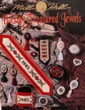 MILL HILL HOLIDAY TREASURED JEWELS BANDS  TOKENS CROSS STITCH BKLT