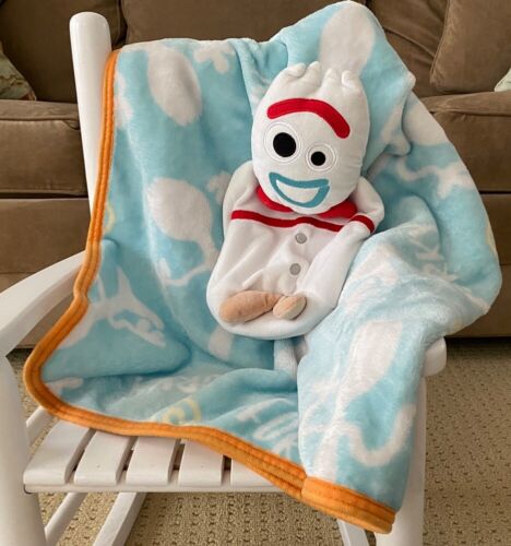 Disney Pixar FORKY Lovey Baby Blanket ~ Toy Story ~ 42 x 26" - Picture 1 of 5