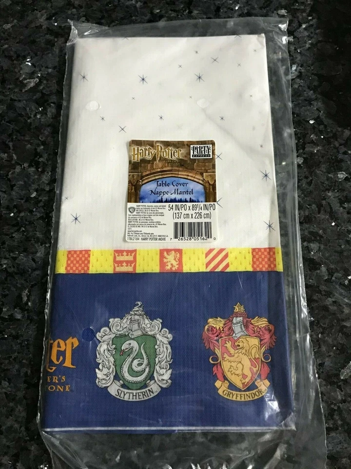 HARRY POTTER Hechiceros Piedra Cumpleaños Mantel 54" x 89 1/4" Party Express Foto 2 de 2