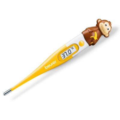Beurer BY11 Affe Kinder Sofort Digital Thermometer Flexible Spitze Fieberalarm