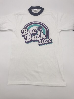 Buc Bash 2022 T-Shirt Women Small White Graphic Print #17753