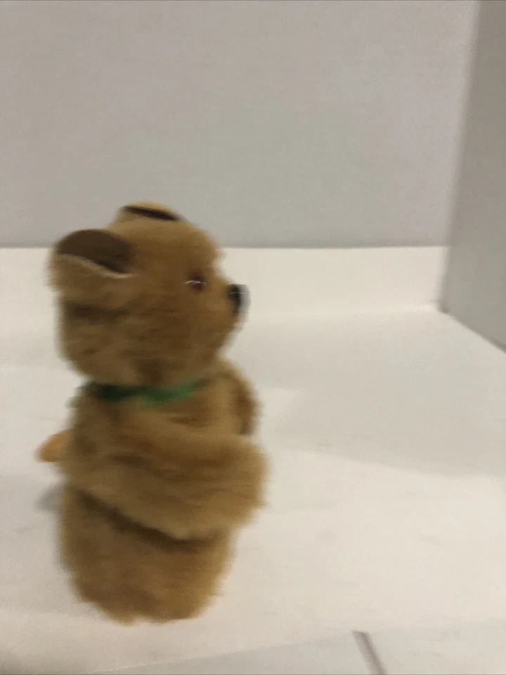 Oso de juguete de cuerda original CARL de colección giratorio Alemania Occidental con caja de paquete Foto 2 de 4