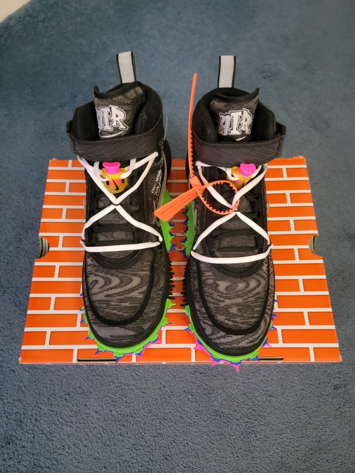 OFF WHITE X NIKE Taglia 11 5 Nike Air Force 1 x bianco sporco nero 2022