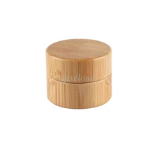 5g Empty Natural bamboo Jars Cosmetic Creme Gel Lip Balm Salve Wood Container