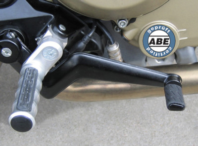 MFW verstellbare einstellbare Vario Fußrasten Kawasaki GTR 1400 / Concours 14