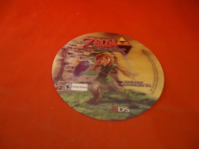 The Legend of Zelda A Link Between Worlds Nintendo 3DS Lenticular Promo Display