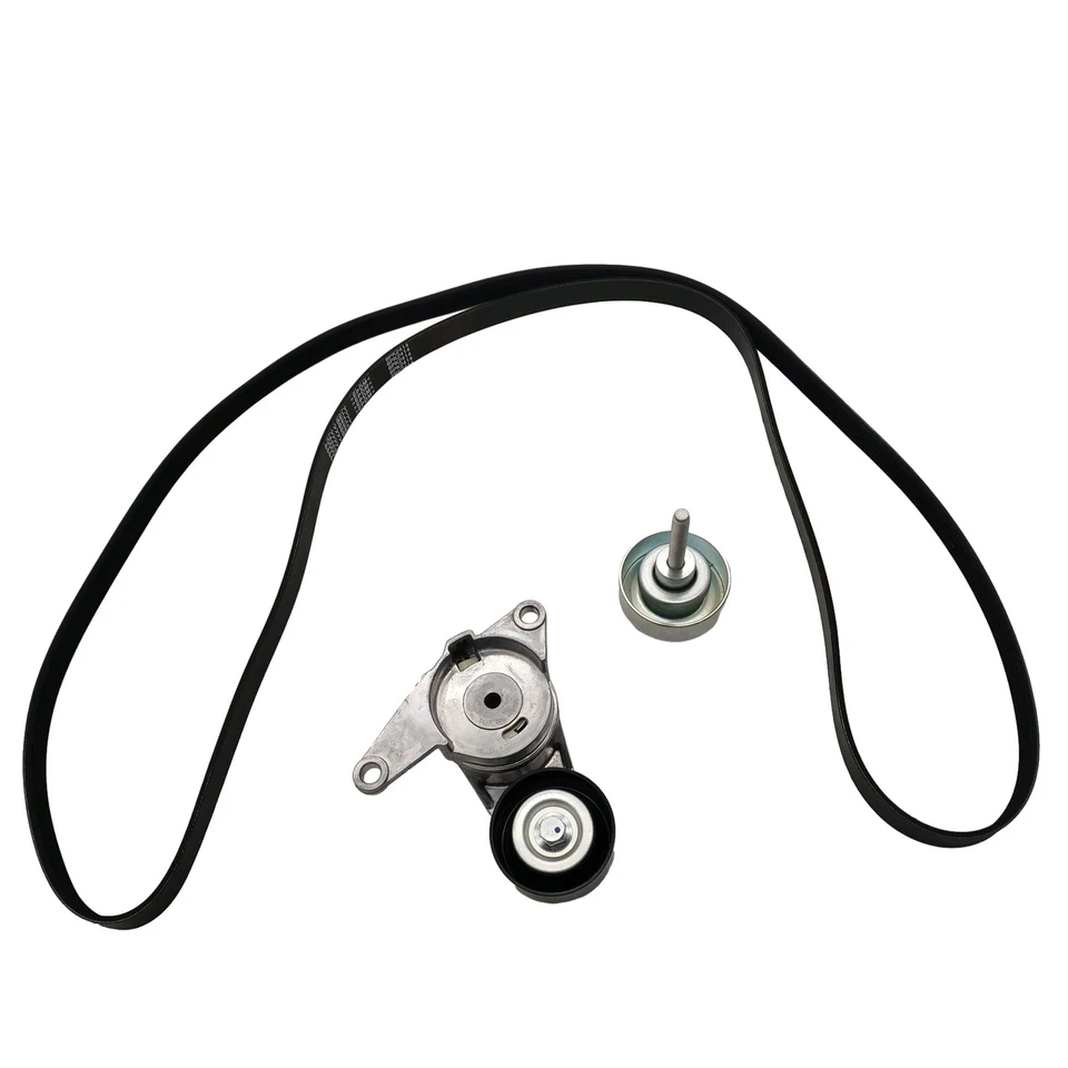 Kit de polea tensora de correa Serpentine para 10-17 Chevy Impala Limited Cadillac GMC Foto 4 de 4