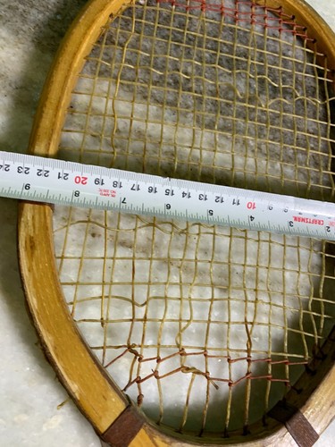 Antique 1920s EARLY Wood Wooden E. KENT TENNIS RACQUET Pawtucket Rhode Island! - Picture 21 of 21
