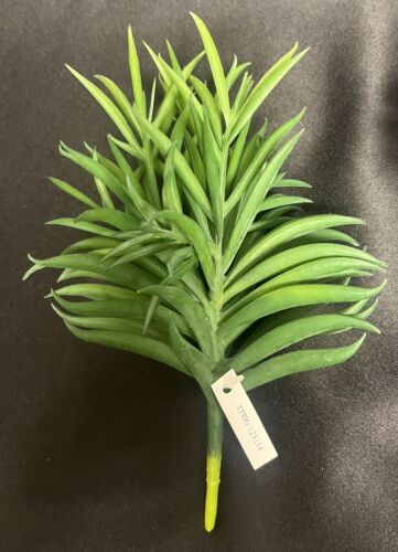 Faux SUCCULENT Artificial BUSH SENECIO Succulent Plant 8" Floral Pick REALISTIC