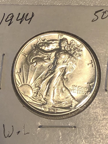 1944 Walking Liberty Half Dollar 50¢ Silver Coin BU Uncirculated