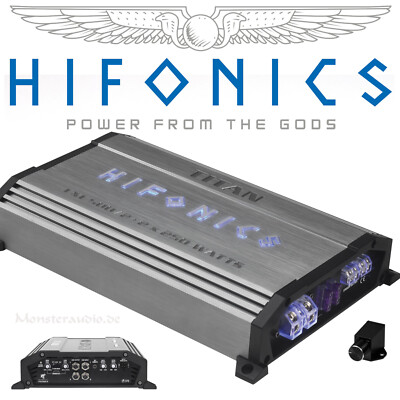 Hifonics TXE500/2 500 Watt RMS 2-Kanal-Verstärker Klasse A/B Titan Auto Endstufe