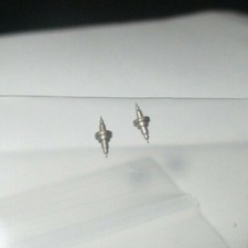 TRENTON 12 - 6 SIZE 406 POCKETWATCH BALANCE STAFFS PIVOT 13 --D-77