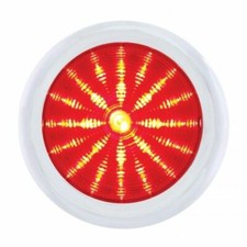 United Pacific 41 Led Tail Light With Chrome Bezel 1950 Pontiac Chieftain