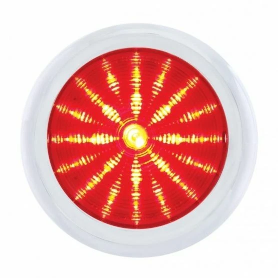 Juego de luces traseras LED United Pacific 41 con biseles cromados 1950 Pontiac Chieftain  Foto 2 de 4