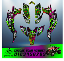 Yamaha YFZ 450 Custom ATV Graphics Kit 03-08 Carb 2004-2012