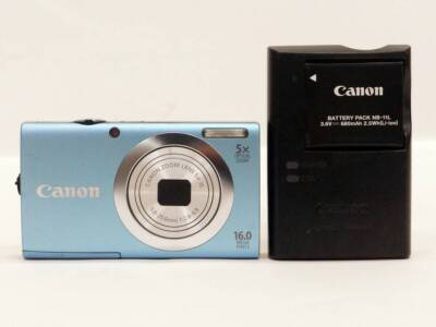 ぷるめりん様✨Canon PowerShot A2400 IS ブルー Canon PowerShot A2400 IS Blue 16.0MP Digital Camera English