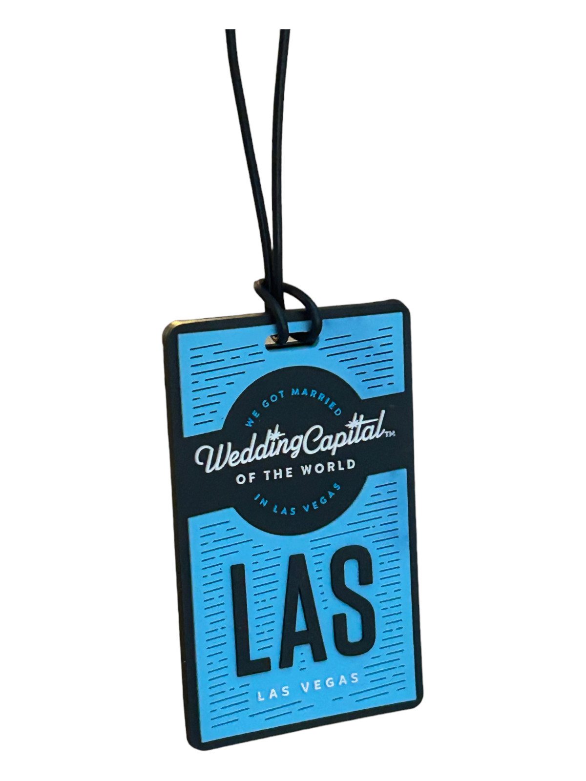 Las Vegas Luggage Tag Wedding Capital of The World We Got Married