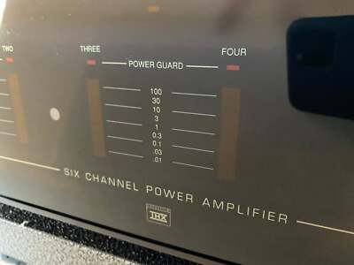 McIntosh MC7106, 6 Channel Solid State Amp w/LED VU Meters