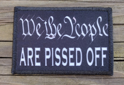 We The People Morale Patch Hook and Loop Funny Army Custom Tactical 2A Gear
