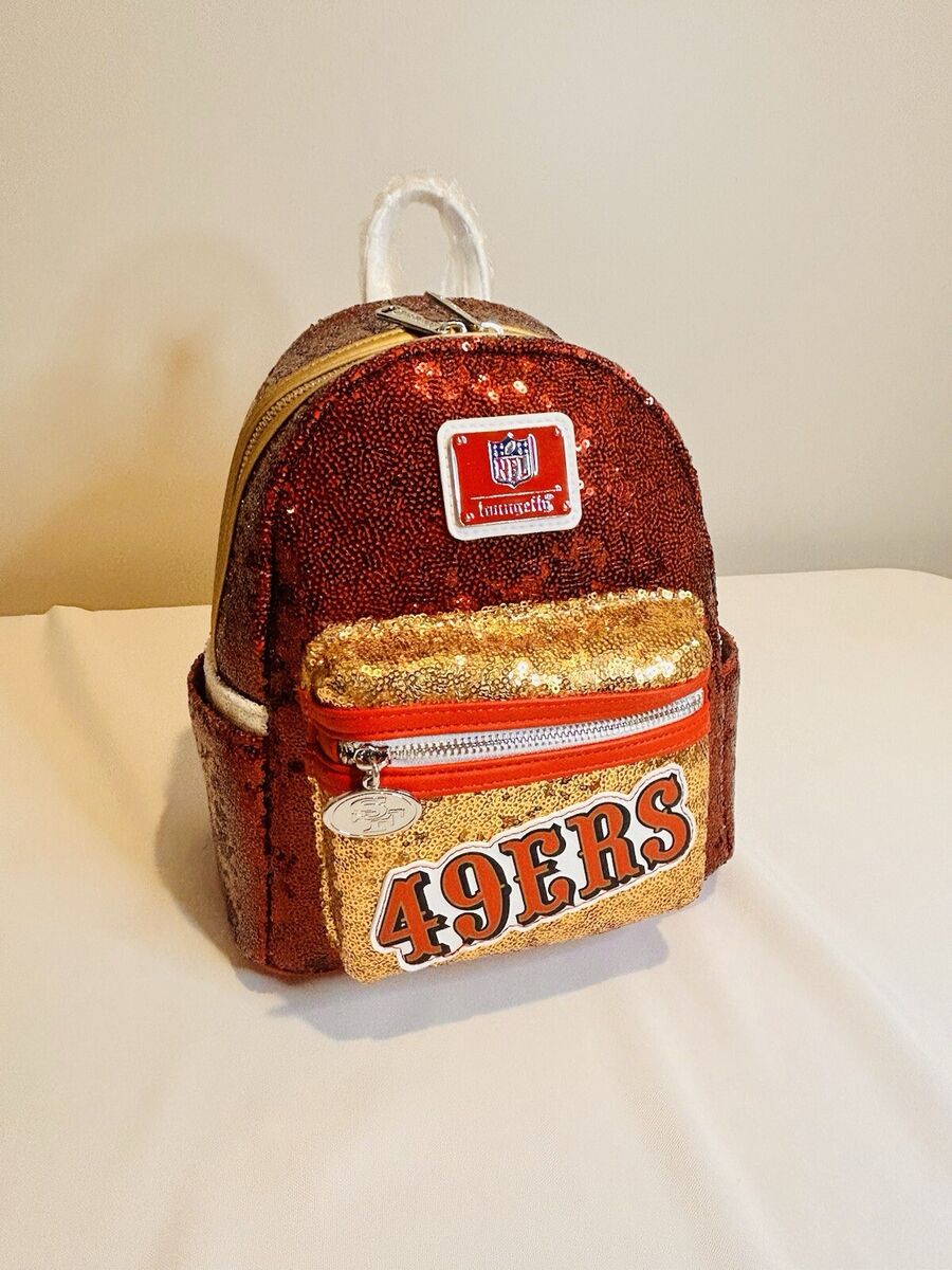 【Lounge Fly】NFL Philadelphia Eagles Sequin Mini Backpack Loungefly Philadelphia Eagles Sequin Mini Backpack