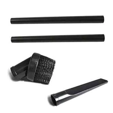 Shop-Vac 1.25 inch 19" Length 2 Extension Pipes Wands, Dust Brush & Crevice