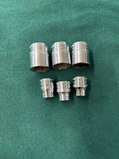 Snap On FSM Sockets 3/8 Drive 6 Point 6 of them