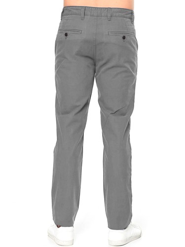 Tommy Hilfiger - Herren Slim Fit Chino Hose Grau - Freddy - W36 L34 - Bild 3 von 4