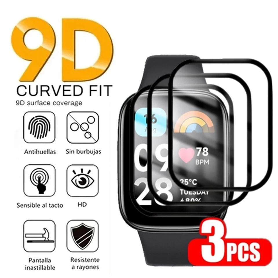 3PCS Film Full Screen Protector For Xiaomi Redmi Watch 2 Lite 2 lite 3 Active - Image 3 of 4