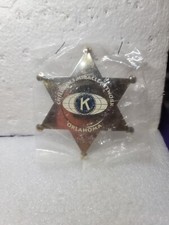 Kiwanis International Oklahoma Children's Miracle Network Silver Star Badge Pin