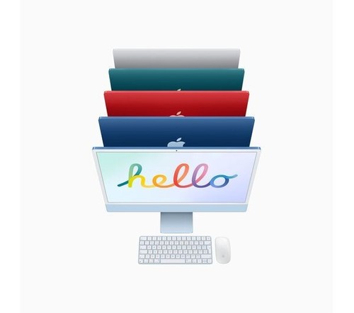 2021 IMAC 24" 4.5K, APPLE M1 CHIP, 8C CPU, 7C GPU, 8GB RAM, 256GB SSD - GREEN - 第 7/7 張圖片