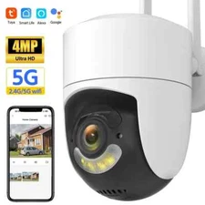 2K 4MP HD Camera 5G WiFi PTZ Security Automatic Tracking Surveillance CCTV NVR