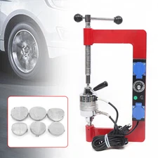 Spot Hot Vulcanizing Machine + 6 Mold Car Vulcanizer Tire Patch Repair Tool Kit